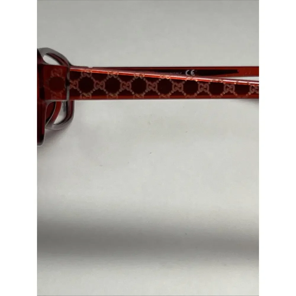 Gucci Made in Italy 2579 Eyeglasses Red GG Mini Logo 135 Frames VIntage